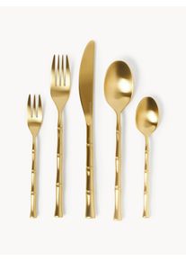 Brushed Cutlery Set Orso, in various set sizes Gold Metal 1 person (sæt af 5) | Westwing Collection