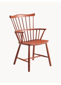 FDB Møbler FDB Møbler Cadeira de jantar em madeira de faia artesanal J52B Terracota Madeira L 62 x P 56 cm