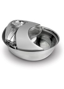 Pioneer Pet Rain Drop Trinkbrunnen, Edelstahl, 1,8L