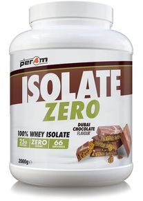 Per4m Whey Isolate Zero, 2000 g Dose, Dubai Chocolate