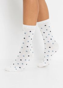 bonprix Skarpety (5 par) z bawełny organicznej, szary, 31-34