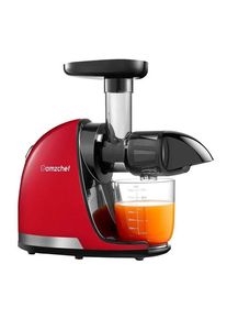 AMZCHEF Slow Juicer 1501-RD (Red)
