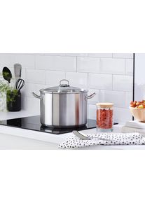 GSW Suppentopf »Profi« Edelstahl in silberfarben, Größe Ø 28 cm + Höhe 25 cm