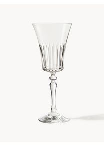 Crystal White Wine Glasses Alessio, Set of 4 Transparent Glass Ø 9 x H 21 cm, 250 ml | Westwing Collection