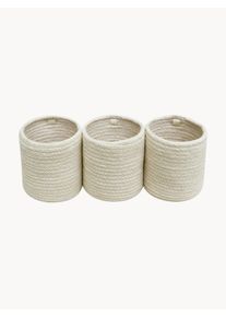 Lorena Canals Handmade Kids Hanging Storage Baskets Bobby Beige Cotton B 32 x H 10 cm