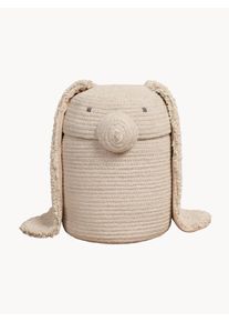 Lorena Canals Förvaringskorg Rita the Rabbit med Lock, handgjord Beige Bomull Ø 25 x H 30 cm