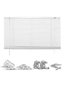 GOOD LIFE Jalousie »Matti« ohne Bohren freihängend Klemmfix-Jalousie aus Aluminium in weiß