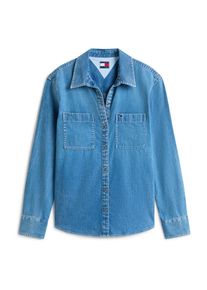 Tommy Jeans Kvinnor Blus bl&aring; denim Storlek XXS