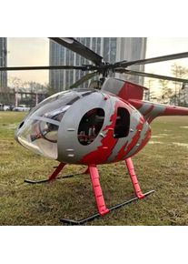 FlishRC Hubschrauber Hughes MD-500E 500 Rot GPS 910mm RTF