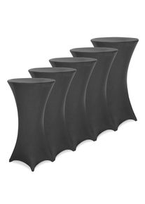 Detex 5x Cubremesa de bar Ø60 cm antracita