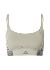 adidas Performance, Damer, Sports-BH 'Hyperglam', Mørkegrå / Oliven / Sølv, Størrelse XXXS/XXS