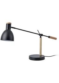 lux.pro Schreibtischlampe Watford , Metall, Holz , E27 , 38x67x18 cm , Lampen & Leuchten, Innenbeleuchtung, Schreibtischlampen