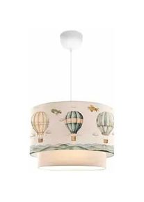 lux.pro Hängeleuchte Lurgan , Weiß , Textil , E27 , 30x70x30 cm , Lampen & Leuchten, Kinderzimmerlampen