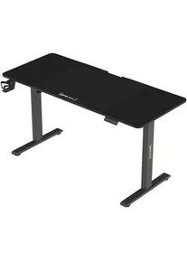 pro.tec Computertisch Stryn , Metall , 140x117x60 cm , Büromöbel, Schreibtische, Computertische