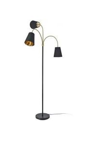 lux.pro Stehleuchte Wycombe , Textil, Metall , E14 , 88x154x25 cm , Lampen & Leuchten, Innenbeleuchtung, Stehlampen