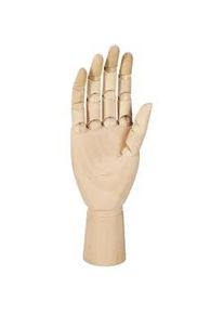 Relaxdays Holzhand rechts , Holz , 8x25x5 cm , Dekoration, Malbedarf & Bastelbedarf