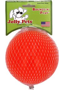 Jolly Pets Bounce-n-Play Ballspielzeug, orange, Ø11,5cm