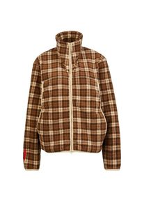 The Mountain Studio Women's Soft Wool Pile Jacket Fleece jacket Women (M, brown)