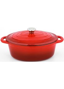 CS SOLINGEN Carl Schmidt Sohn, Br&auml;ter &raquo;Xanten&laquo; Gusseisen, rot, H&ouml;he 11,5 cm, rot