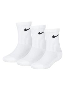 Nike Sportswear , Kinder , Socken »NHN NIKE BASIC PACK CREW 3PK« 3 Stk. tlg. für Kinder , WHITE , 23/26,5 (5) , 23/26,5 (5) , Socken speziell für...