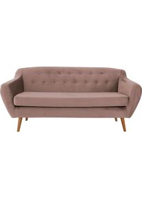 Home Affaire , 3-Sitzer »Renne« mit Heftung im Rücken im skandinavischem Stil , puder