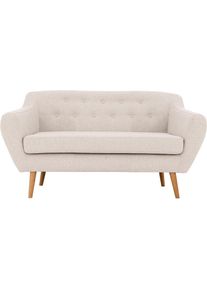 Home Affaire , 2-Sitzer »Renne« mit Heftung im Rücken im skandinavischem Stil , beige