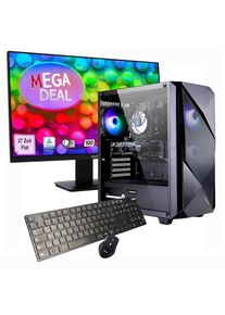 GAMEMAX, PC-Komplettsystem &raquo;MegaDeal Striker 2596 AMD Ryzen 7 5700X RTX 5060 32GB DDR4 1TB SSD&laquo; 27 &prime;&prime; AMD Ryzen 7 GeForce RTX 5060 32 GB RAM 1.000 GB 
