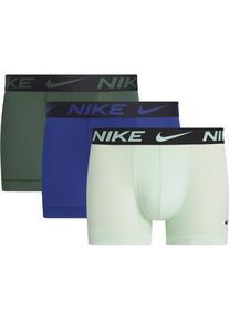 NIKE Underwear , Trunk »TRUNK 3PK« Packung, 3er, 3 Stk. tlg., mit NIKE Logo-Elastikbund , MINT FOAM/ DEEP ROYAL BLUE/ FIR , S , S , 3er-Pack Trunk...