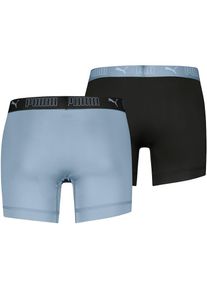 Puma , Boxershorts »MEN SPORT MICROFIBER BOXERS 2P« Packung, 2er Pack, mit Logo-Bund , Native Blue , XL , XL , Herrenunterhose von Levi's