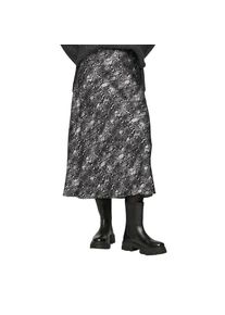 s.Oliver, Damen, Maxirock mit trendy Animal-Muster, ASPHALT, 40, ASPHALT, Rock von s.Oliver