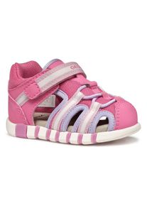 Geox , Lauflernschuh »B SANDAL IUPIDOO GIR« , Sandale, Klettschuh, Babyschuh im sportlichen Trekking Look , pink-lila , 23 , 23 , Sommerschuh für...
