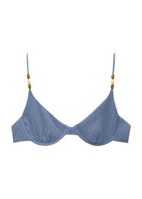 Pull&Bear Pull&Bear Sutien costum de baie Femei albastru, Mărimea 70