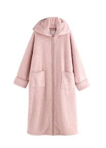 next Hosszú fürdőköpeny 'Borg' Női rózsaszín , Méret L-XL