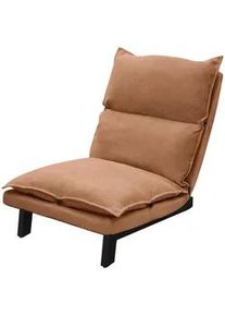ML-Design Bodenstuhl Braun , Textil , 59x73.5x96 cm , Gartenmöbel, Gartenliegen, Relaxliegen