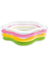Intex Pool Blumenform , Kunststoff , 180x185 cm , Freizeit & Co, Pools & Wasserspaß, Planschbecken