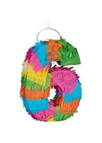 Relaxdays Mini-Pinata , Multicolor , Wellpappe, Papier , 15x20.5x4.5 cm , Dekoration