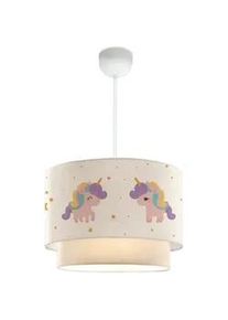 lux.pro Hängeleuchte Lurgan , Textil , E27 , 30x70x30 cm , Lampen & Leuchten, Kinderzimmerlampen