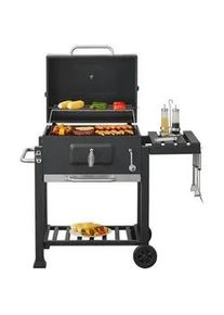 casa.pro Grillwagen Arnad , Metall , 114x105x47.5 cm , Grills, Holzkohlegriller