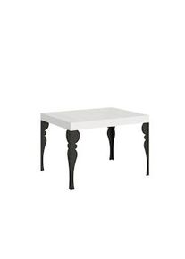 Itamoby Tavolo allungabile 70x110/194 cm Paxon Bianco Frassino telaio Antracite
