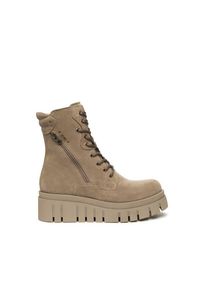 Nero Giardini Bottes &agrave; lacets Femme beige taille 39