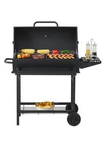 casa.pro Grillwagen Armento , Metall , 108x95x61 cm , Grills, Holzkohlegriller