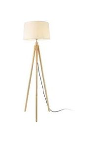 lux.pro Stehleuchte Tomar , Holz , E27 , 43x153x38 cm , Lampen & Leuchten, Innenbeleuchtung, Stehlampen
