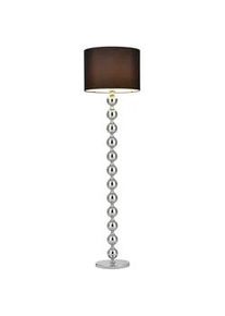 lux.pro Stehleuchte Spheric Black , Metall , E27 , 48x155x48 cm , Lampen & Leuchten, Innenbeleuchtung, Stehlampen