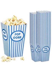 Relaxdays 48Xpopcorntüten , Multicolor , Wellpappe , 10.5x16x10.5 cm , Dekoration