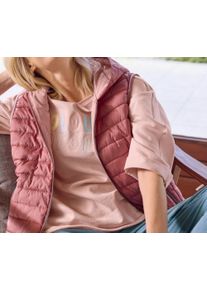 Tchibo - Női 3/4-es ujjú szabadidőfelső - nő - méret XL 48/50 - rózsaszín/mintás