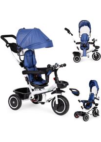 ecotoys Dreirad, Kinderwagen (360* drehbarer Sitz)