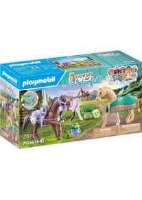 Playmobil 3 Pferde: Morgan, Quarter Horse & Shagya Araber (71356, Playmobil Horses of Waterfall)