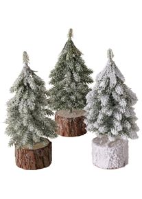 Boltze Home, Weihnachtsbaum, Boltze Senja Dekoaufsteller Baum Spiesstanne 19 cm