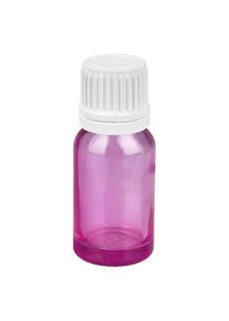 10 ml druppelflesje 0,7 mm wit met verzegelde ring PurpleLine UT18/10