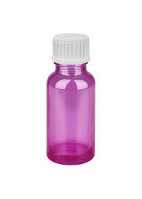 20 ml (globuli) flesje 3 mm gietring wit met standaard sluiting PurpleLineUT1...